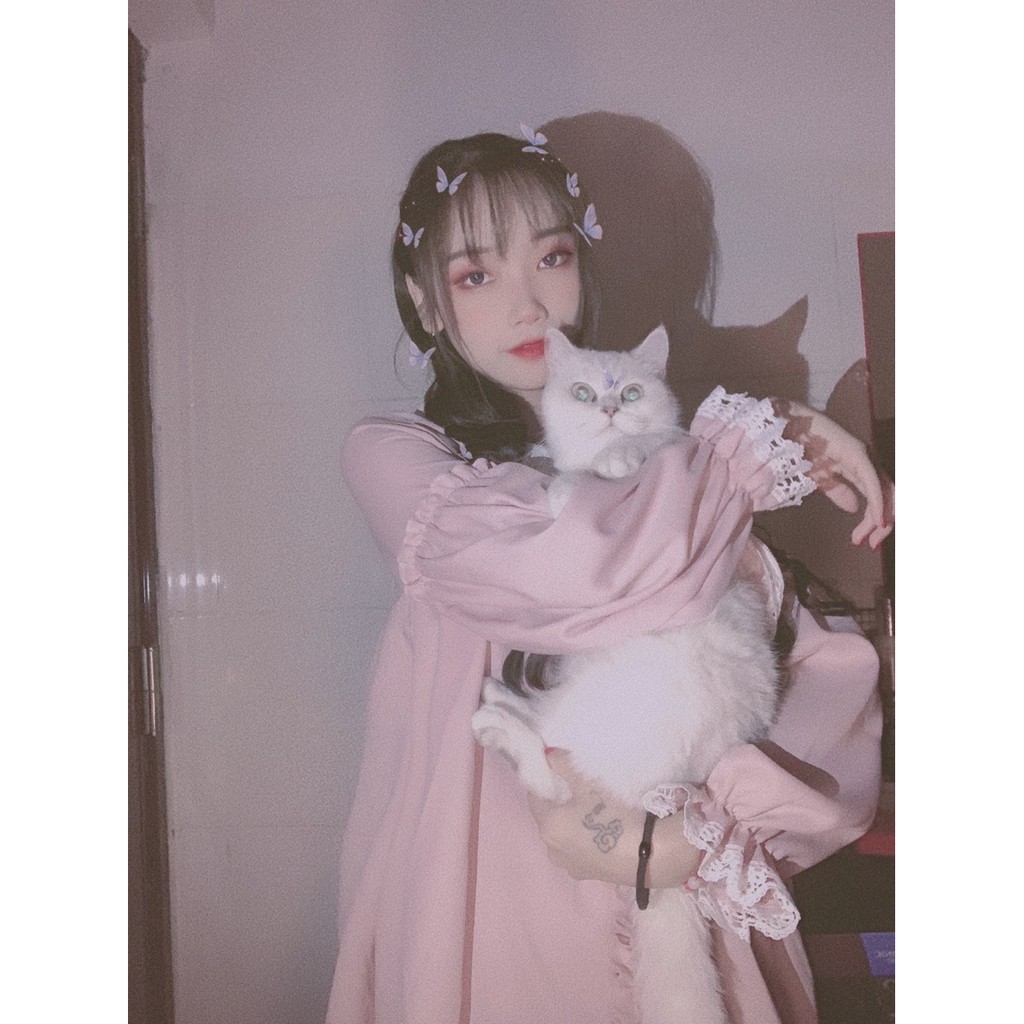 Váy LOLITA cosplay hồng kèm ảnh thật LT13682 | BigBuy360 - bigbuy360.vn