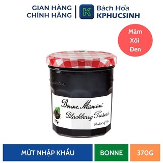 Mứt quả mâm xôi đen hiệu bonne maman 370g kphucsinh - hàng chính hãng