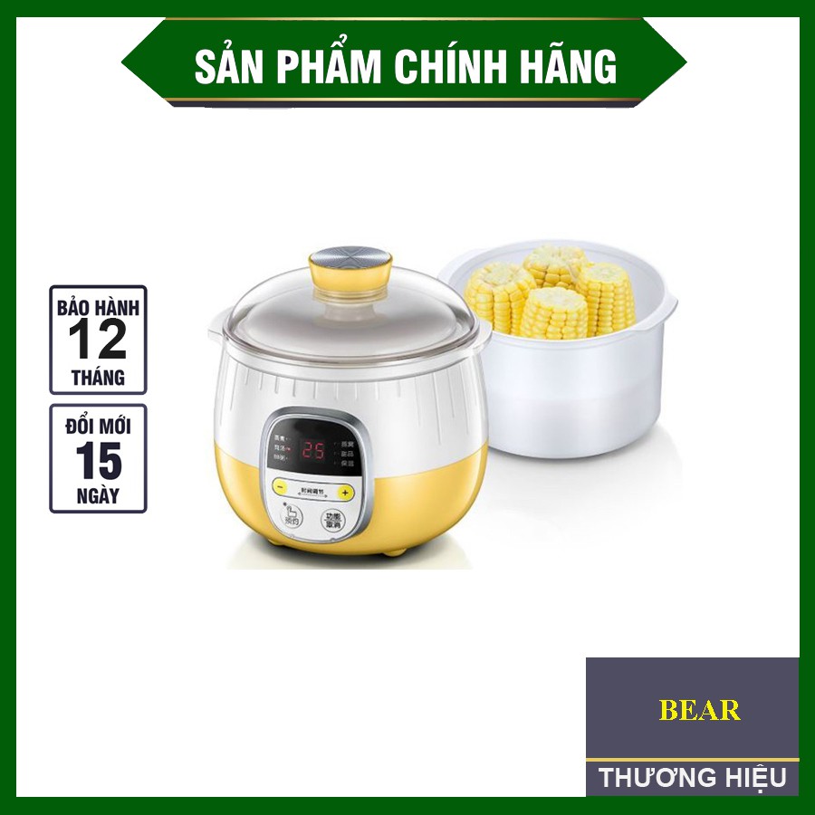 NỒI NINH - HẦM - HẤP CÁCH THỦY NẤU CHÁO BEAR DDZ-B08C1