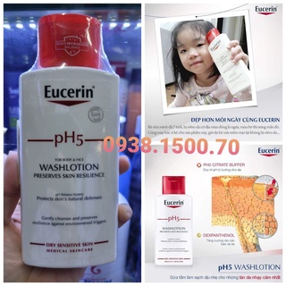 Sữa tắm dịu nhẹ cho bé eucerin ph5 washlotion 200ml - ảnh sản phẩm 1