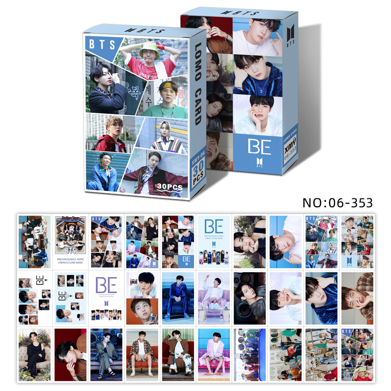 Hộp 30 Ảnh Lomo Card Nhóm Nhạc Bts | BigBuy360 - bigbuy360.vn