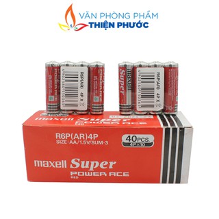 Pin maxell aa - aaa vỉ 4 viên dùng cho thiết bị điện thiện phước