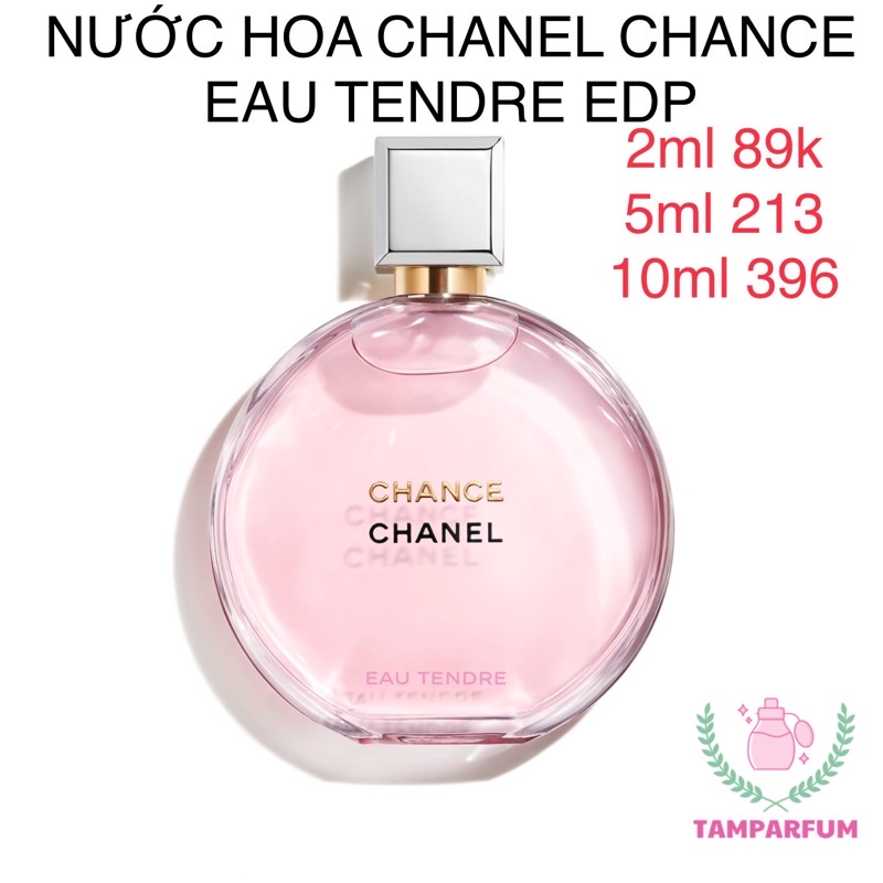 Chai xịt mẫu thử Nước Hoa Chanel Chance Eau Tendre EDP Eau de Parfum