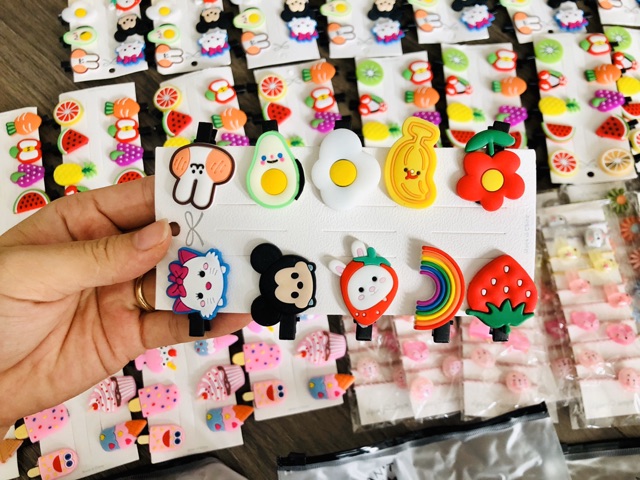 Kẹp tóc hoạt hình ngộ nghĩnh