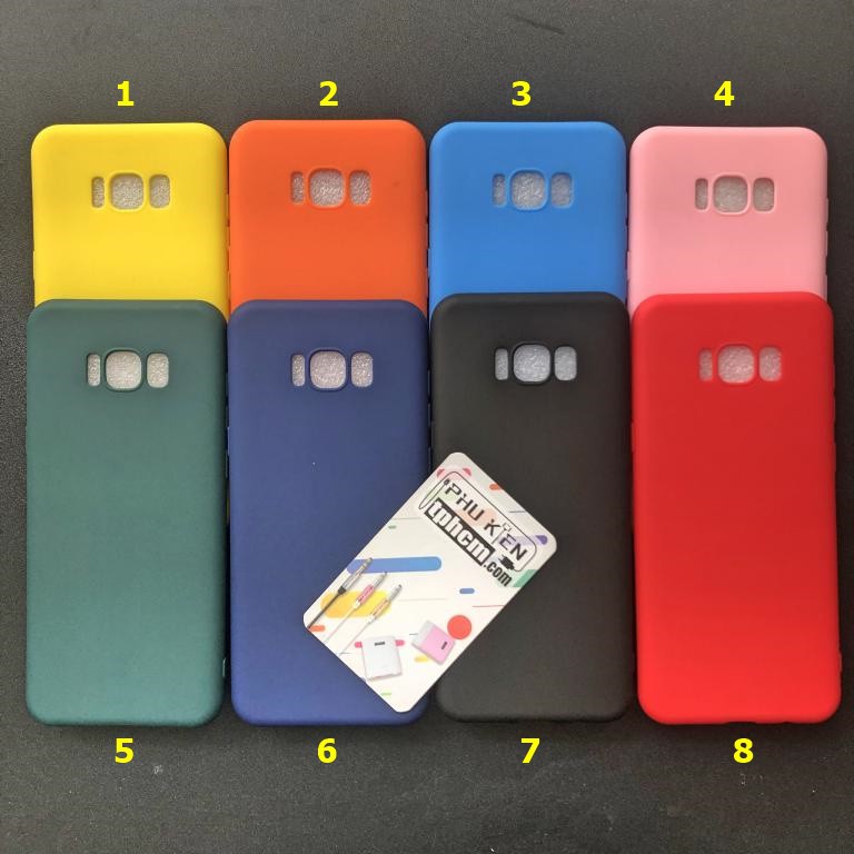 Ốp lưng Samsung S8 Plus Dẻo màu trơn Siêu Cool