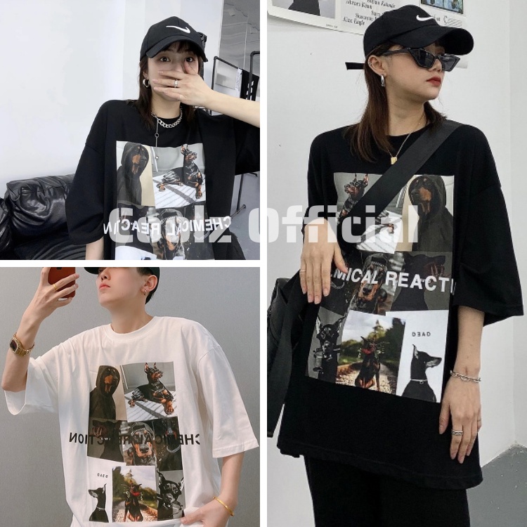 Áo thun tay lỡ D.O.G chất cotton sịn CoolZ phông Unisex nam nữ Cotton oversize form rộng phong cách Hiphop