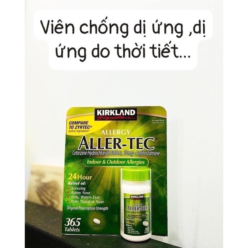 Viên Aller-Tec Kirkland Signature 365V Mỹ