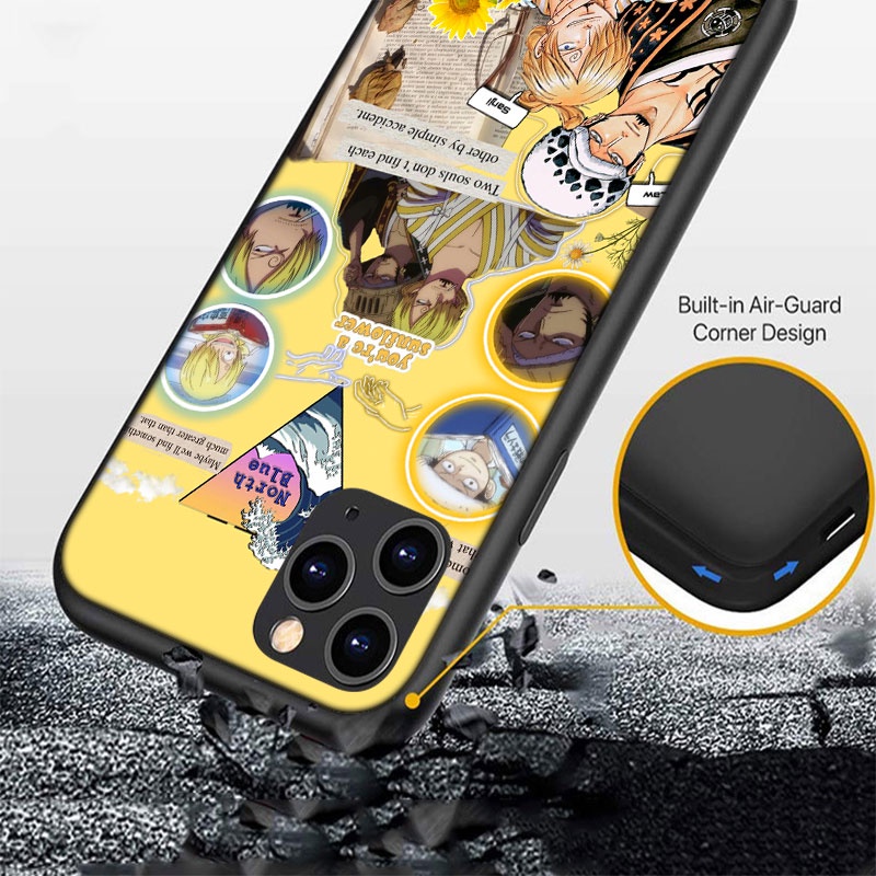 Ốp Điện Thoại Họa Tiết Hoạt Hình One piece Sanji Cho Iphone 5 5S 6 6S 7 8 11 Pro Max Plus SE XR IX13