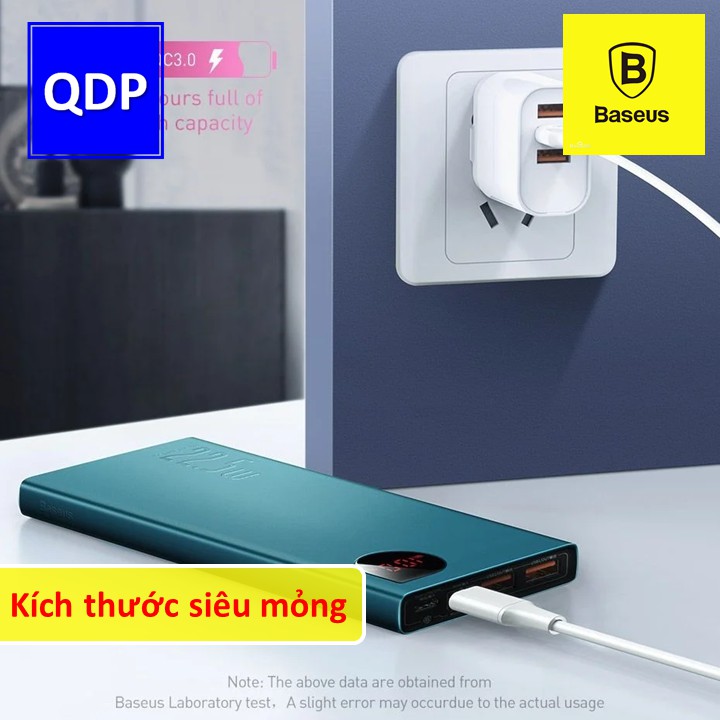 Pin dự phòng sạc nhanh 22.5W Baseus Adaman Metal Digital Display 10,000mAh (22.5W, PD/ Quick charge Power Bank)