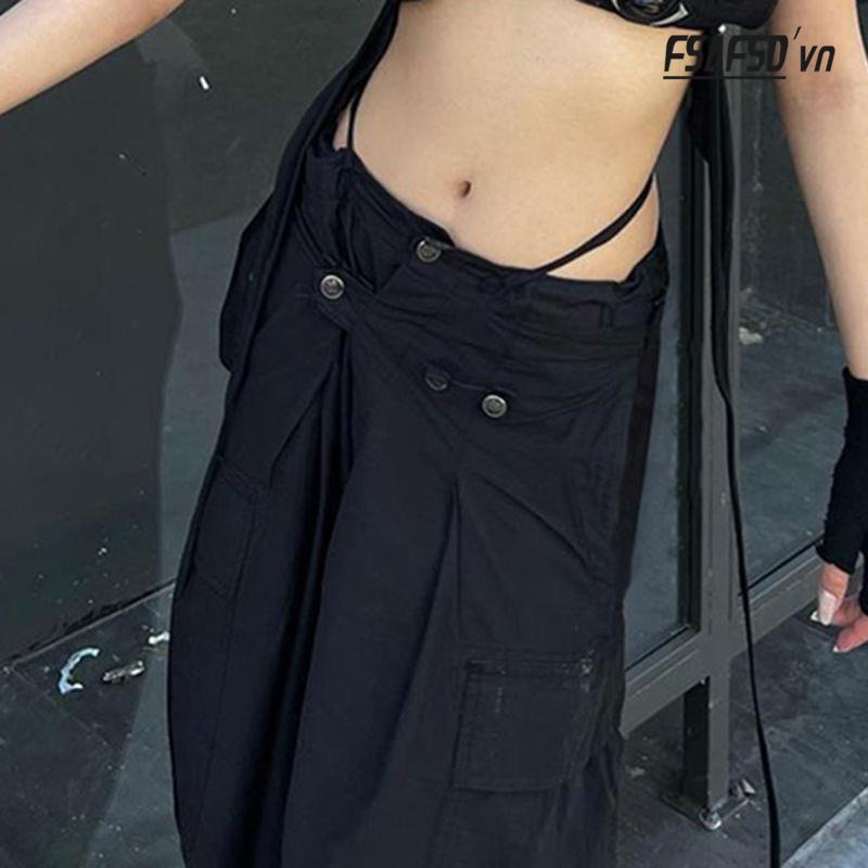 Quần Dài Dáng Rộng Ống Suông Thiết Kế Giản Dị Dành Cho Nữ