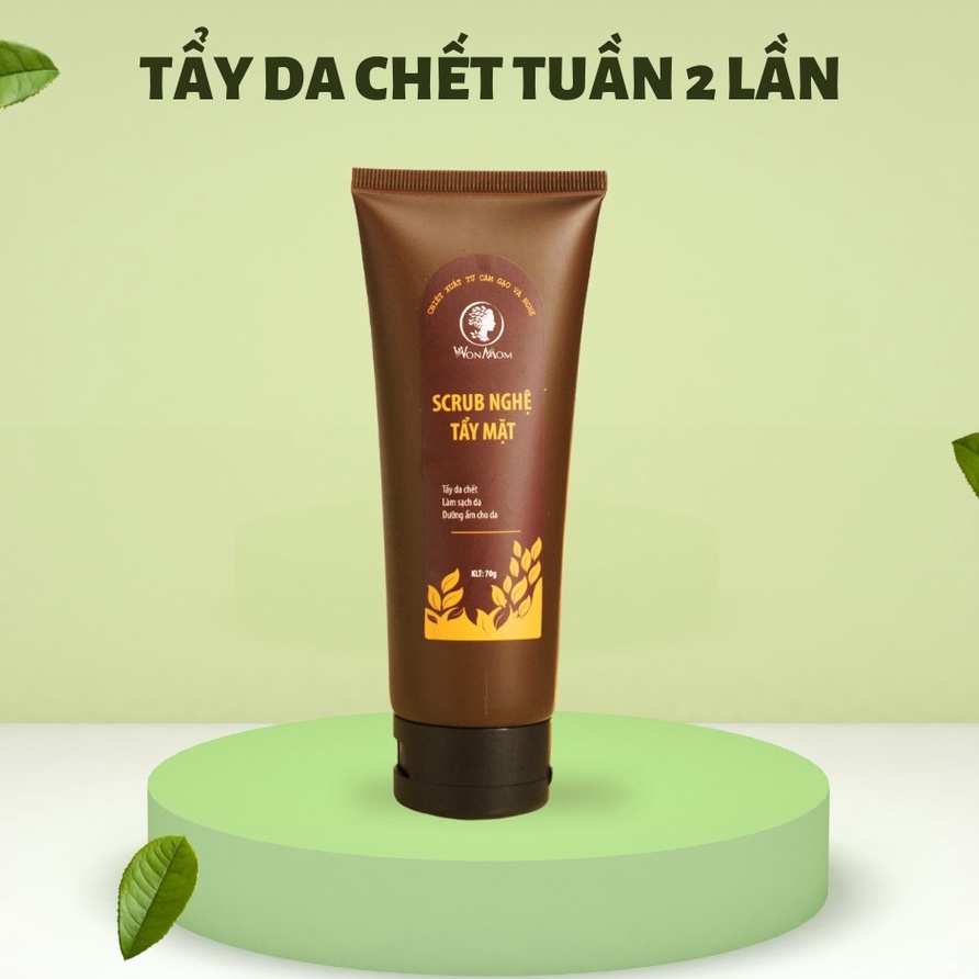 Tẩy da chết mặt WonMom 70gr