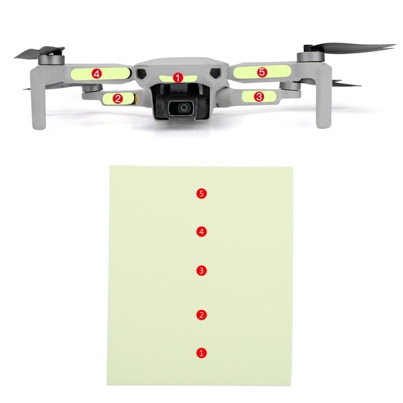 Bộ 2 Miếng Dán Phản Quang Bằng PVC Gọn Nhẹ Cho Mavic Mini 3 Pro