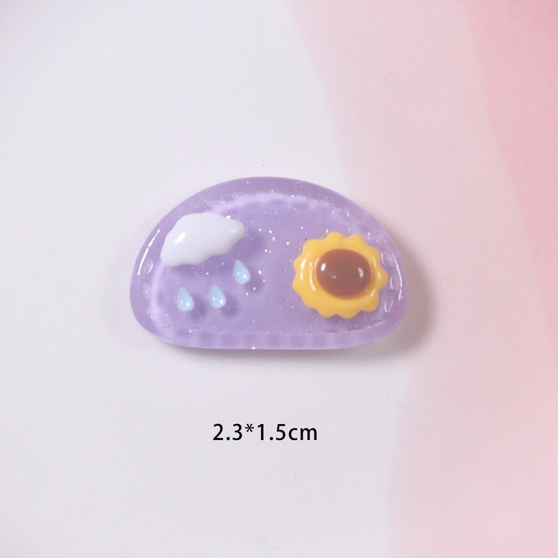 Kẹp Tóc Hình Động Vật Hoạt Hình Bằng Nhựa Resin Dễ Thương Diy