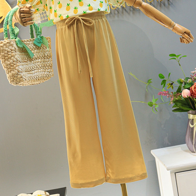 Bộ Đồ 2 Món Gồm 2 Món Áo + Quần Thời Trang Dành Cho Bé Gái 3-14 Tuổi