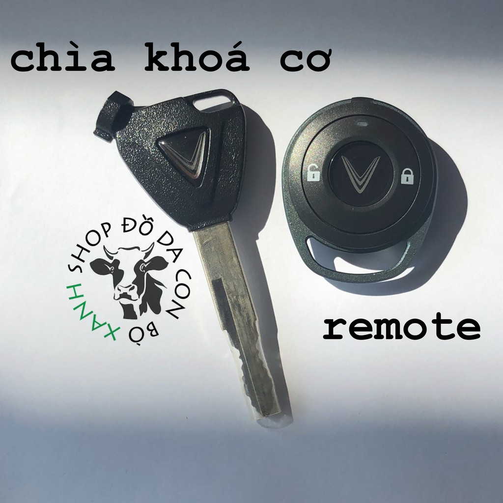 Bao da chìa khoá Xe điện Vinfast Klara, Remote tìm xe chống trộm handmade da thật