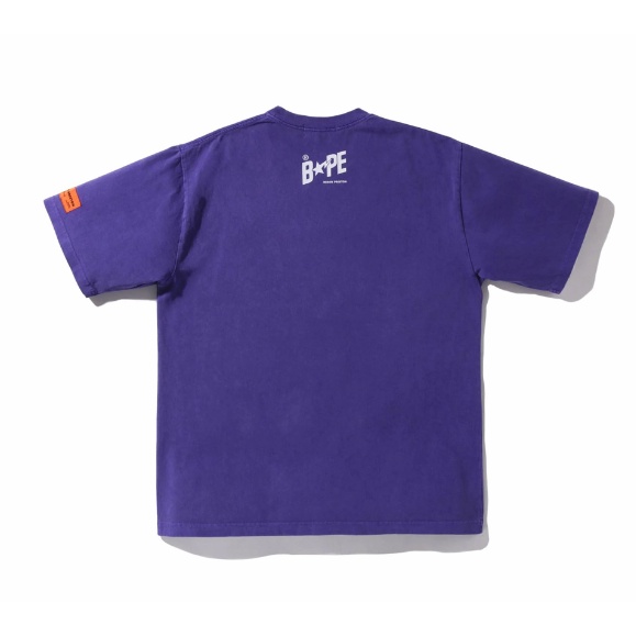 Áo thun ngắn tay cổ tròn BAPEe mới dành cho nam nữ