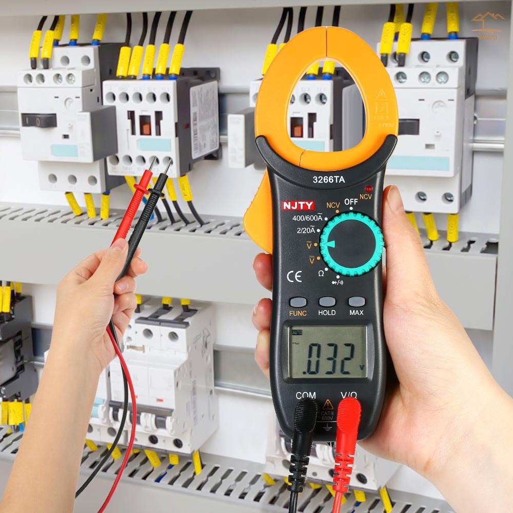 Đồng hồ vạn năng Ampe kìm kẹp dòng NJTY 3266TA đo điện áp AC/DC, đo dòng AC