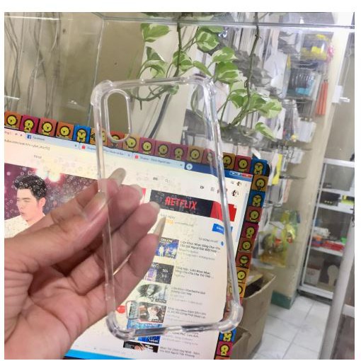 Ốp lưng Samsung A01 dẻo trong chống sốc 4 cạnh