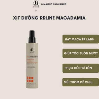 Xịt dưỡng chăm sóc và phục hồi tóc xơ rối Rrline Macadamia Star Spray Mask 200ml