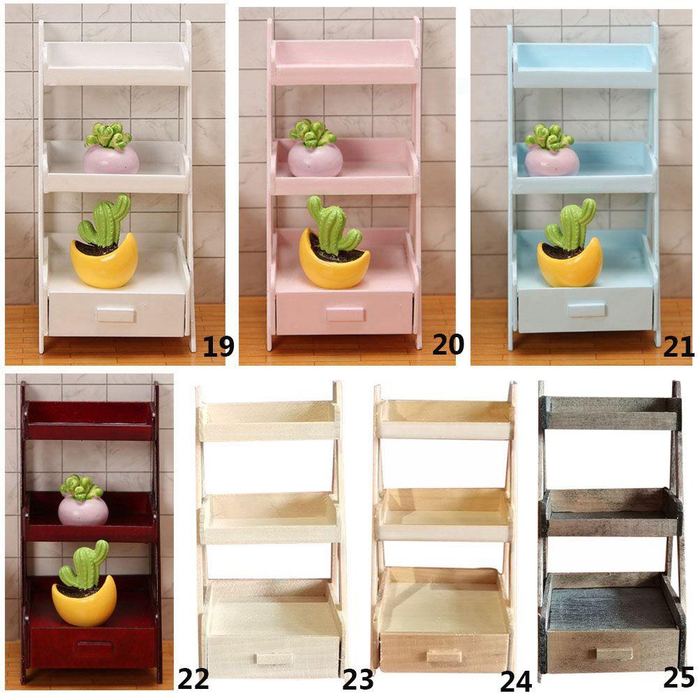 BEBETTERM Bàn Gỗ Trang Trí Nhà Búp Bê 25 Kiểu