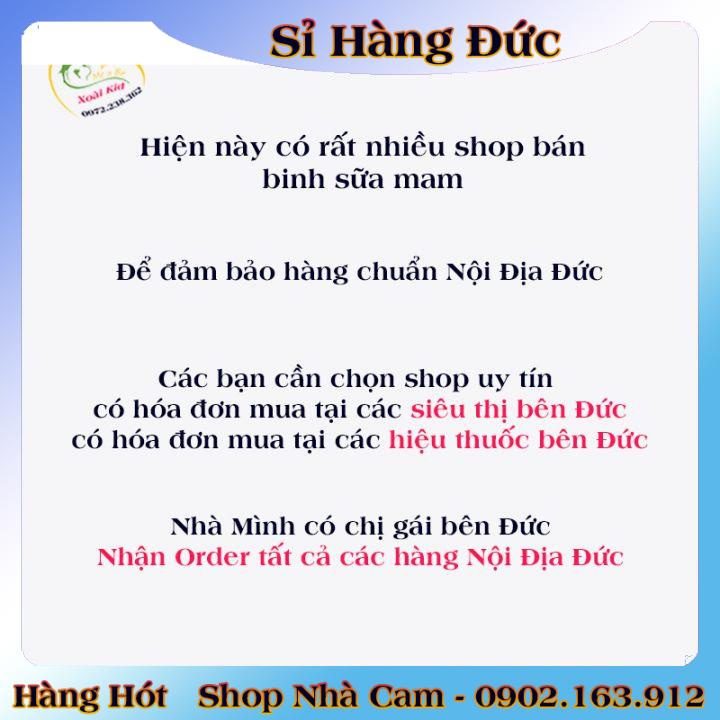 [auth] Bình sữa Mam Đức chống đầy hơi, chống sặc cho bé size 160ml, 260ml và 320ml [Nội địa Đức Đủ Bill] [Hot]