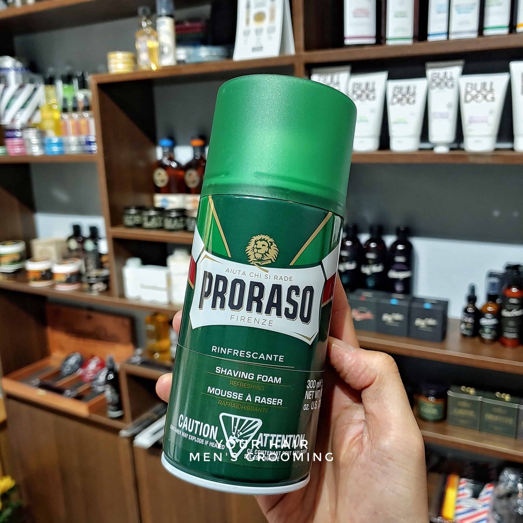 Bọt cạo râu Proraso Shaving Foam 300ml | 3 mùi hương