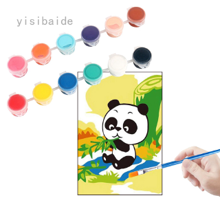 Bộ Màu Vẽ Vải Acrylic 12 Màu Dành Cho Trẻ Em