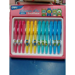 Bút máy Deli luyện chữ đẹp Q895