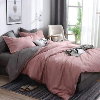 cotton poly hồng xám