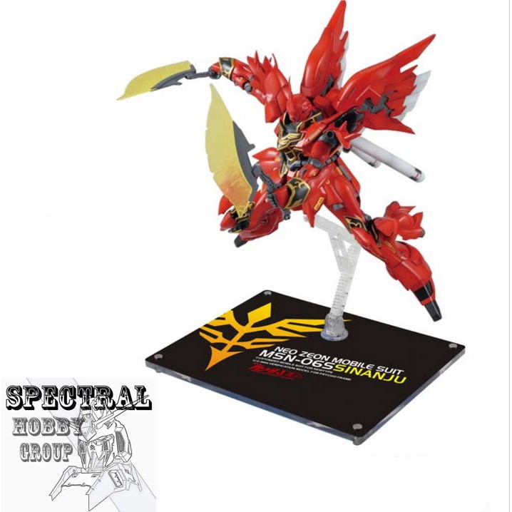 Đế giá đỡ Action Base MG 1/100 Mica cho mô hình in hình gundam Sinanju Unicorn Banshee Wing Astray các loại