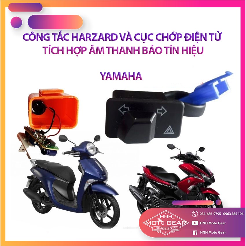 Công Tắc Hazard Cho Yamaha NVX, Janus, AEROX 155