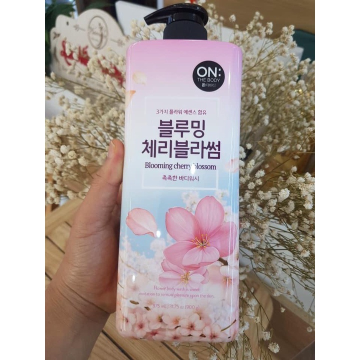 Sữa tắm ON BODY SHOWER hương nước hoa Hàn Quốc chai 875ml