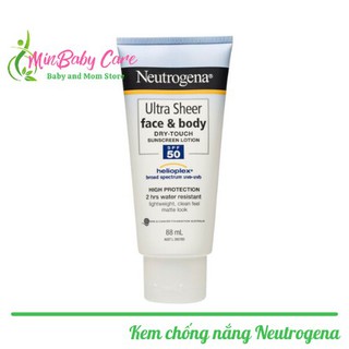[ Chính Hãng ] Kem chống nắng Úc Neutrogena spf 50+ 88ml