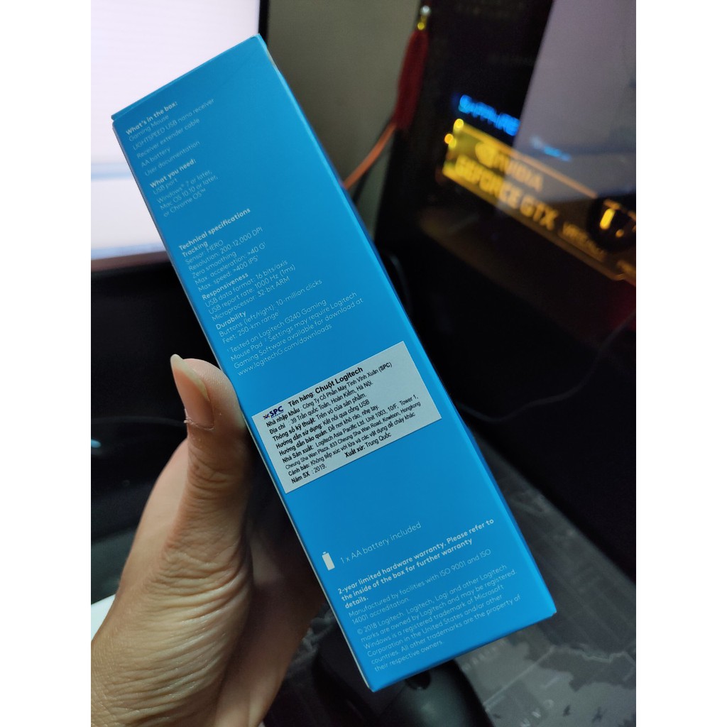 Chuột Logitech G304 Light Speed Wireless Gaming