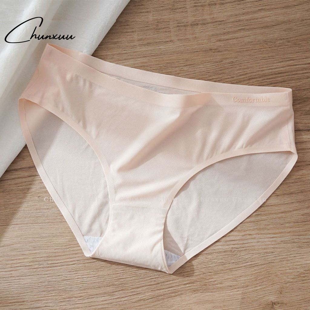 Quần lót nữ không viền đúc su lạnh thông hơi thoáng khí đủ 3 size M L XL- CHUNXUU QC120