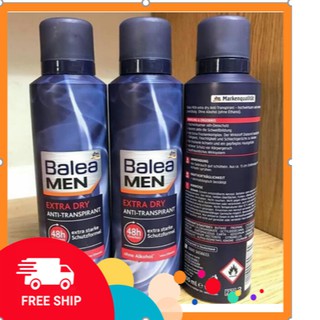 Xịt khử mùi balea men 200ml 48h, đức