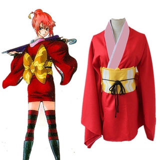 Bộ Đồ Kimono Hóa Trang Nhân Vật Anime Gintama: Kagura