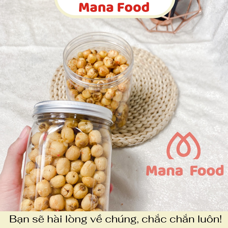 [Hũ vuông] 250G Hạt Sen Tỏi Ớt Mana Food | VSATTP - Hạt bùi thơm - Chất lượng