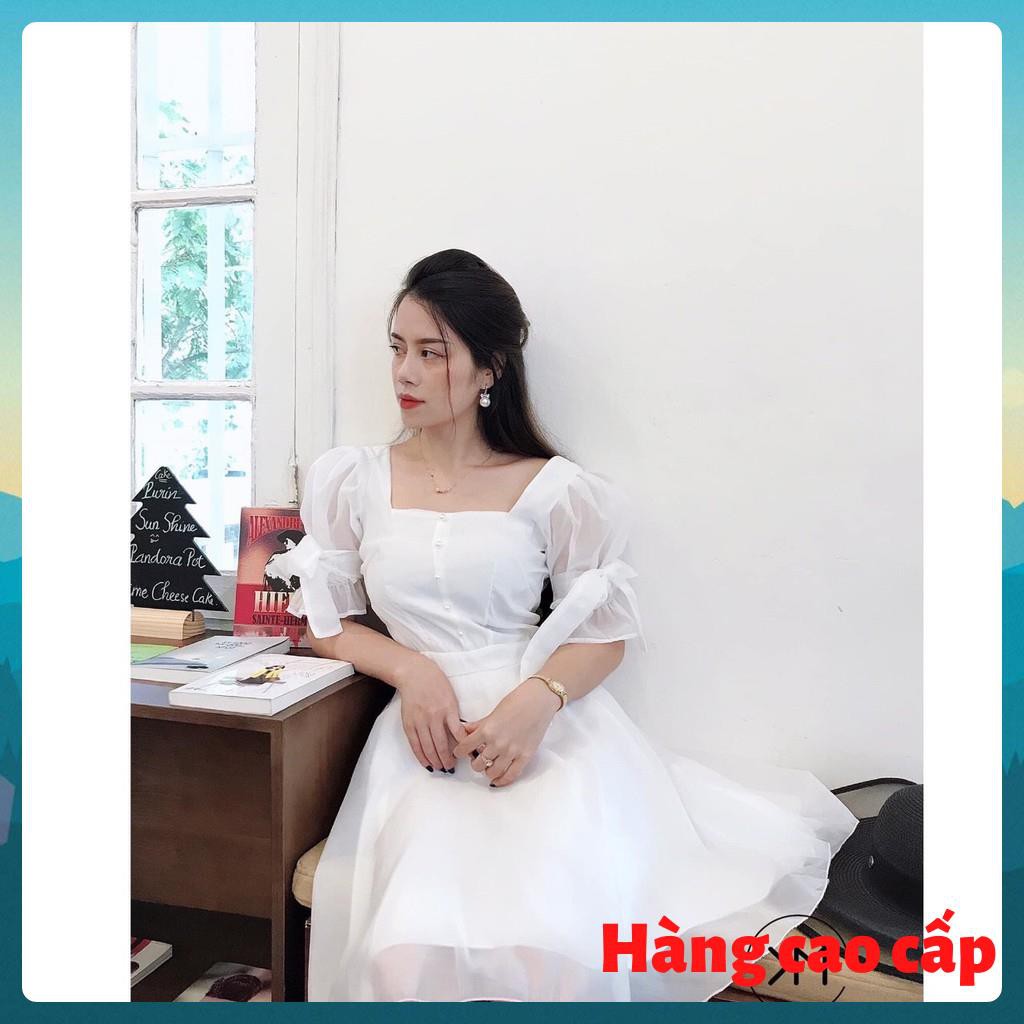(Hàng cao cấp) Đầm dạo phố tay bồng thắt nơ siêu xinh - Levaz Dress | BigBuy360 - bigbuy360.vn