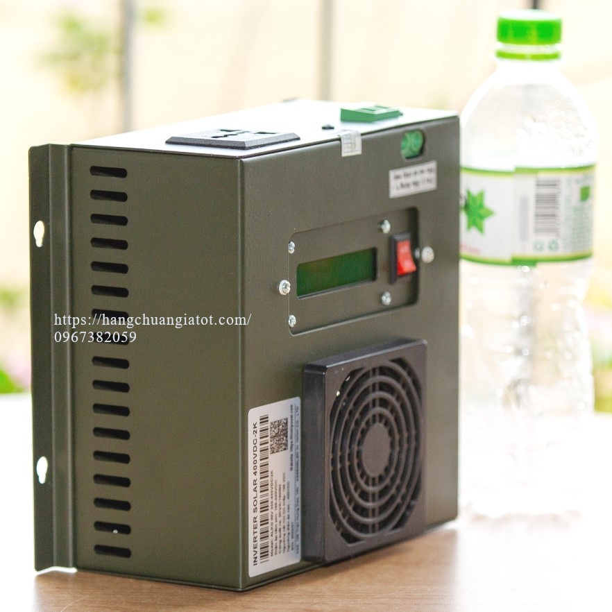 Máy chuyển điện pin năng lượng mặt trời Inverter Solar 400VDC/2KVA/1600W lên điện 220V hàng Nhật Bản