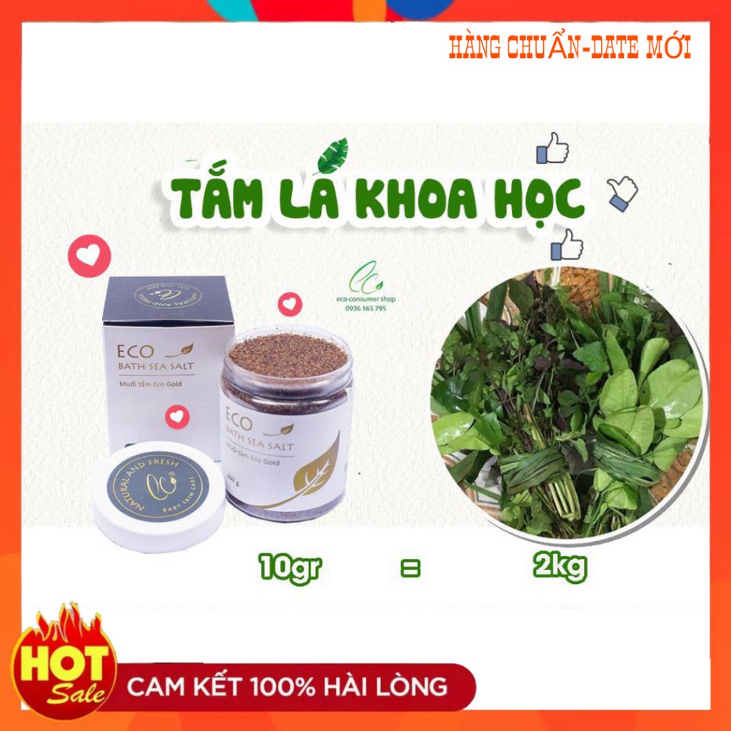 COMBO 2 MUỐI TẮM THẢO DƯỢC ECO GOLD-MUỐI TẮM BÉ ECO GOLD AN TOÀN CHO BÉ SƠ SINH- GIẢM MẨN NGỨA RÔM SẢY CHÀM SỮA HĂM RA