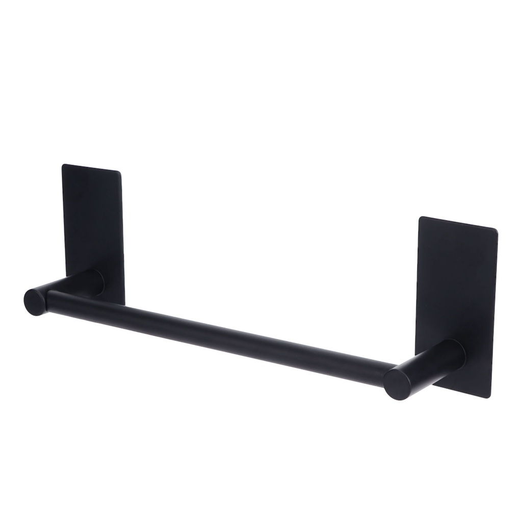 Giá đỡ treo khăn / cọ trang điểm / khăn tắm gắn tường có thể gấp gọn - Thép Không Gỉ 304 Màu Đen Chống Nước Chống Mòn Nitrogen071
