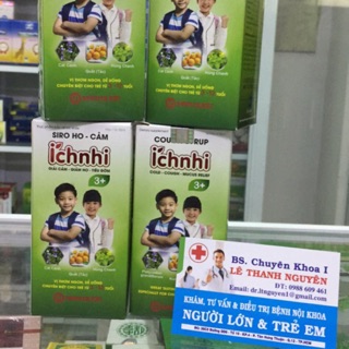 ✅(chính hãng date 2021)Siro ho cảm Ích Nhi