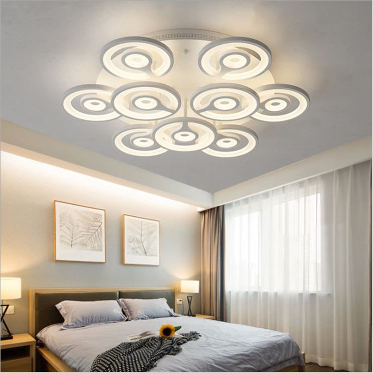 Đèn trần MONSKY REATY kiểu dáng sang trọng 3 chế độ ánh sáng - kèm bóng LED chuyên dụng và điều khiển từ xa