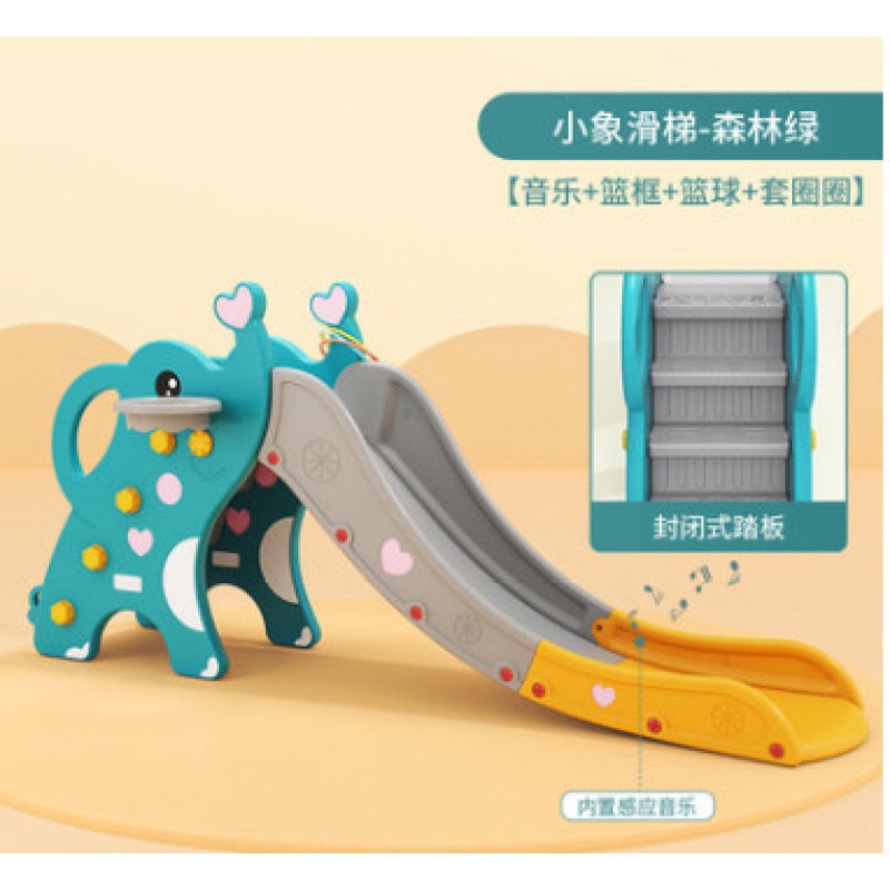 Cầu trượt Honper hình con voi hàng chính hãng BH 1 năm