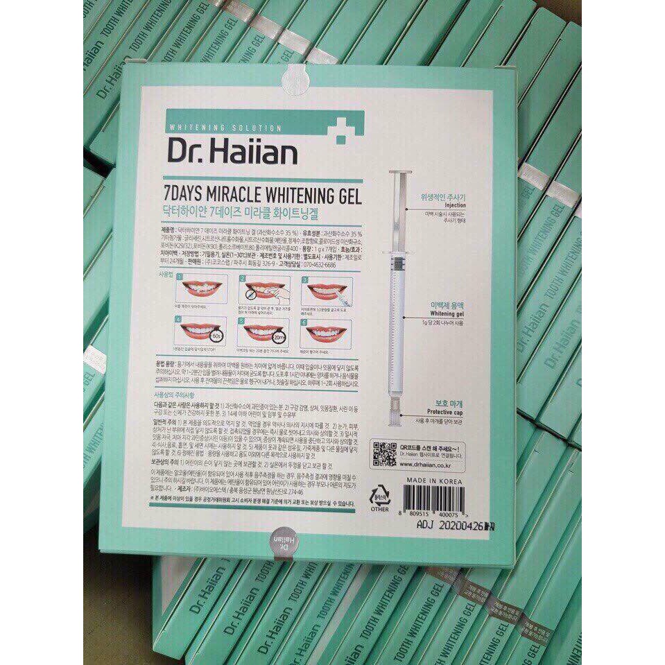 Gel Làm Trắng Răng DR.HAIIN Professional Clinic Program