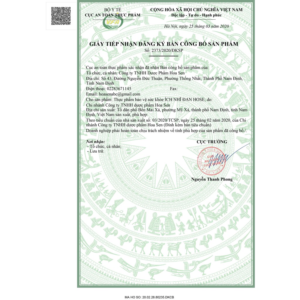 ÍCH NHĨ ĐAN - Hose - Người bị điếc, nặng tai, ù tai, giảm thính giác, tai nghe không rõ