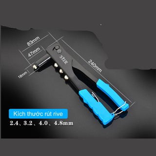Kìm rút rive nhôm, đinh tán SJ-240