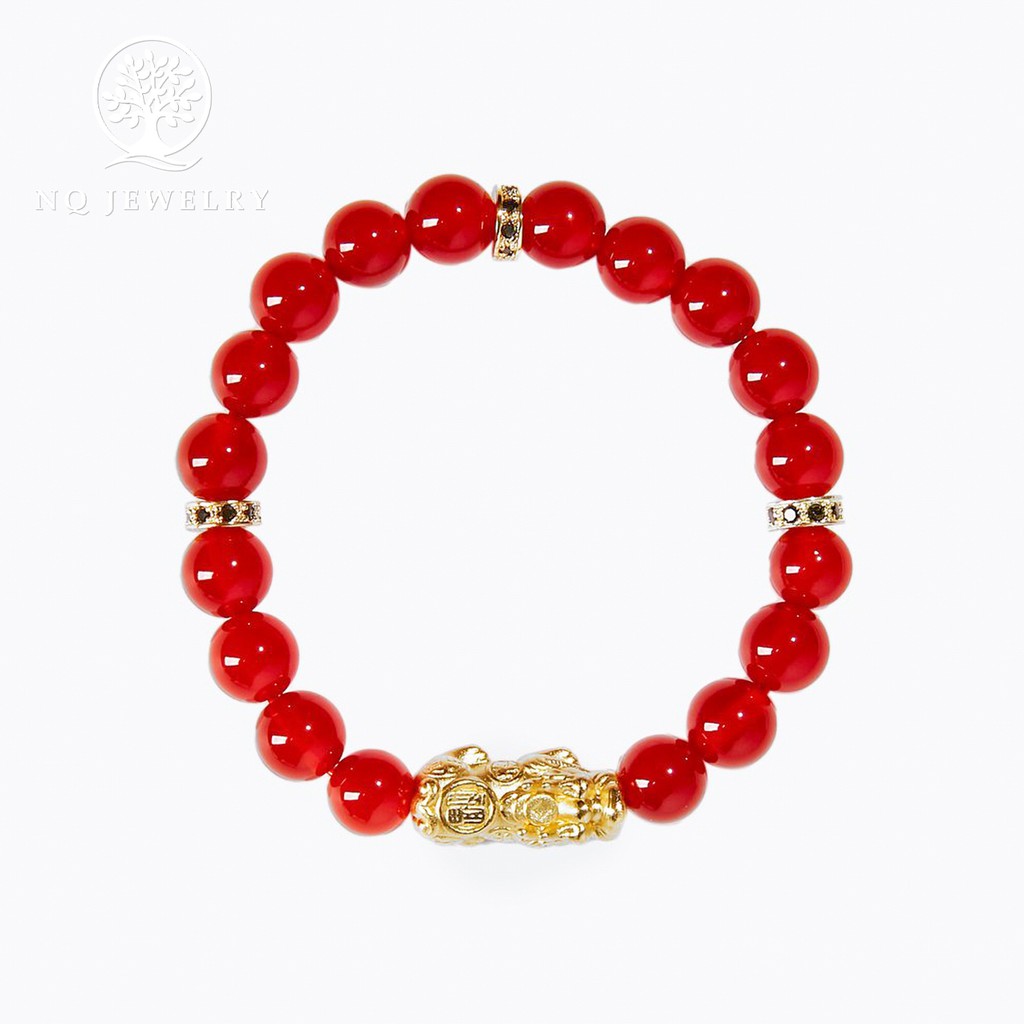 Vòng tay tỳ hưu bạc mạ vàng 24k - NQ Jewelry