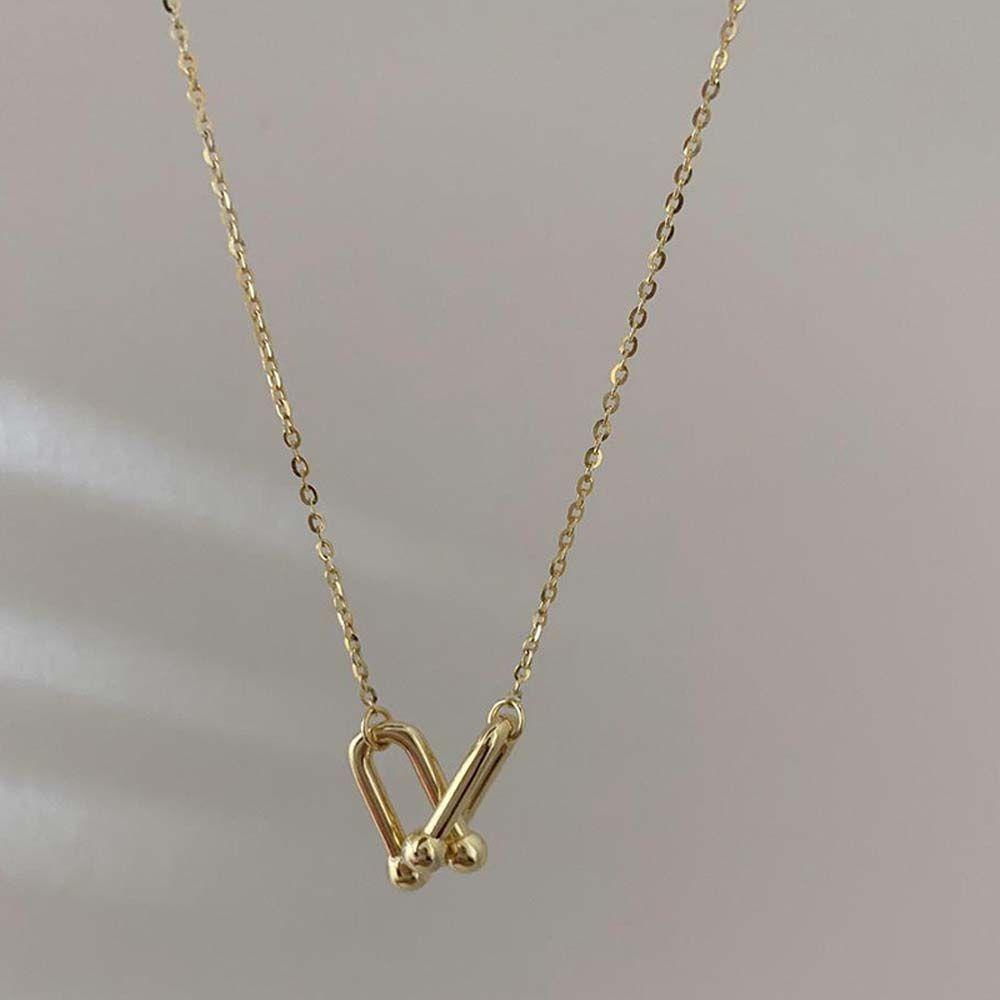 Dây Chuyền Đính Đá Lấp Lánh Thời Trang Cho Nữ|Vòng Cổ Choker Hai Lớp Khóa Kim Loại Nhiều Màu Sắc Thời Trang